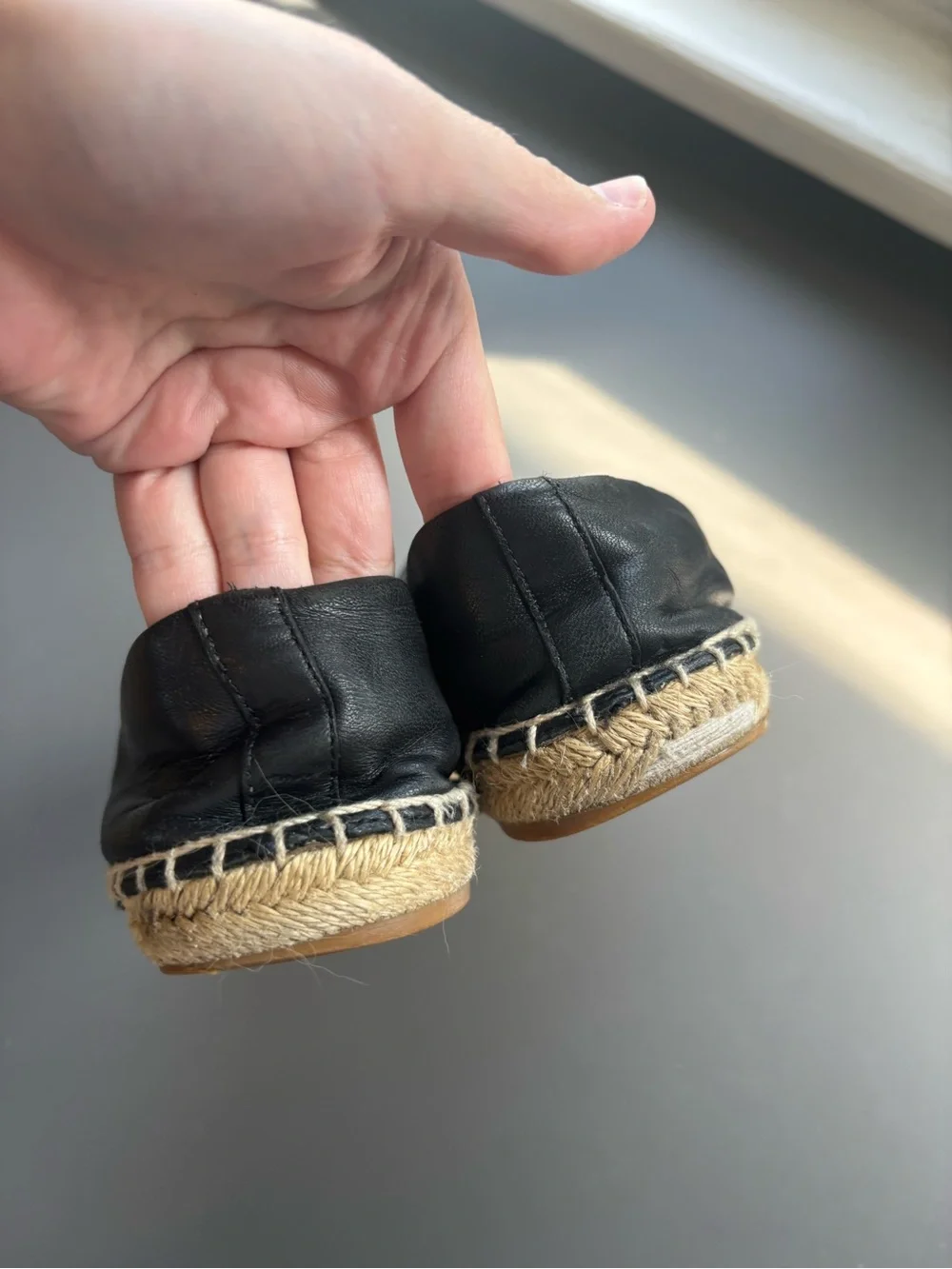 Tory Burch Leather Espadrilles- 8